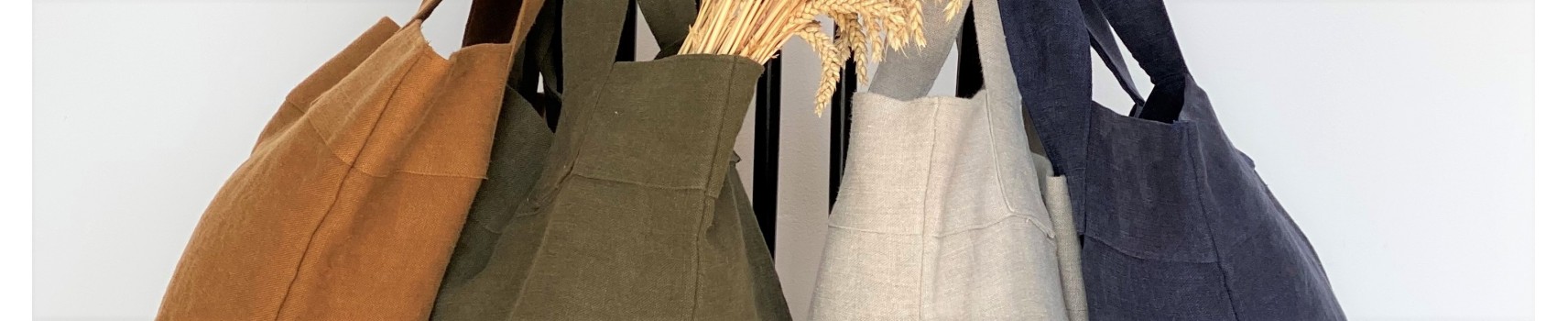 dimanche: sacs en lin, fabrication française, Charvet Editions