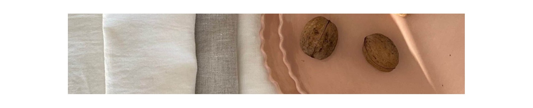 dimanche: Serviette de table 100% lin, fabrication française